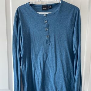 Hugo boss long sleeve henley